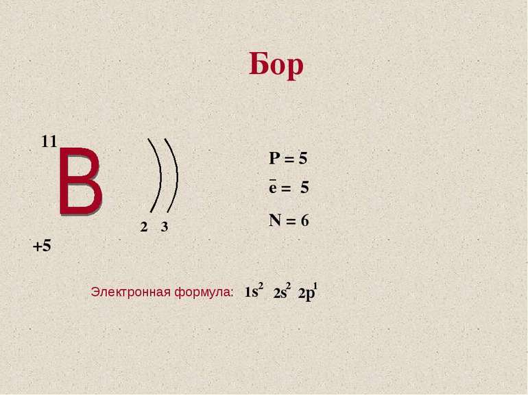 Химический элемент бора